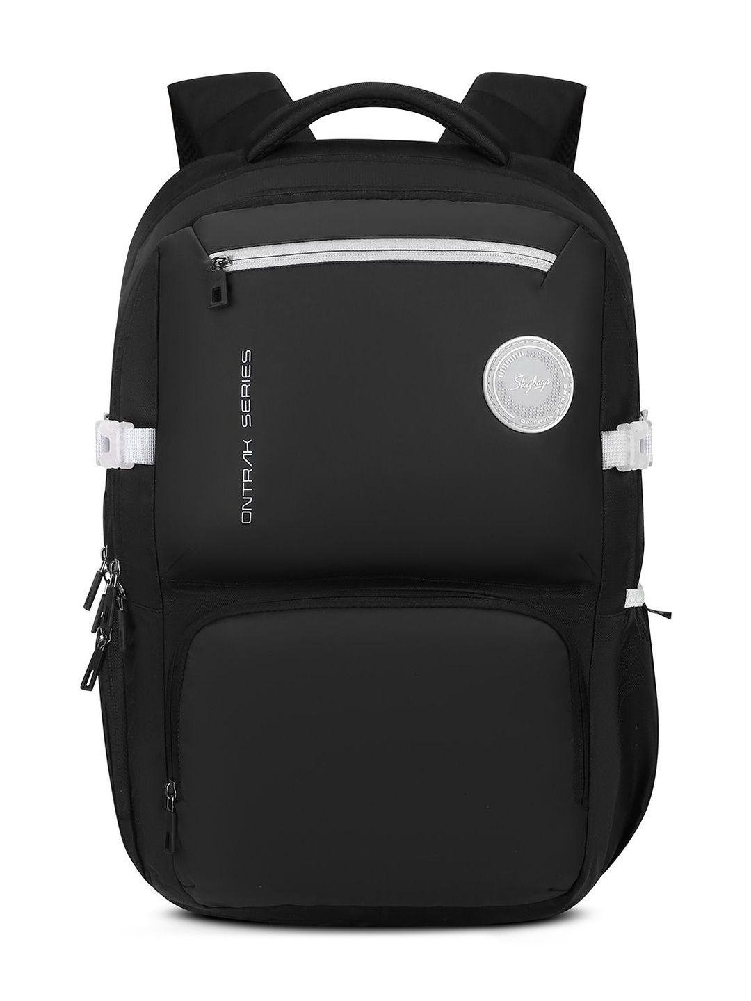 Skybags Unisex Ontrak Black 17 Inch Compatible Laptop Backpack with Rain Cover - 30L-picture-25