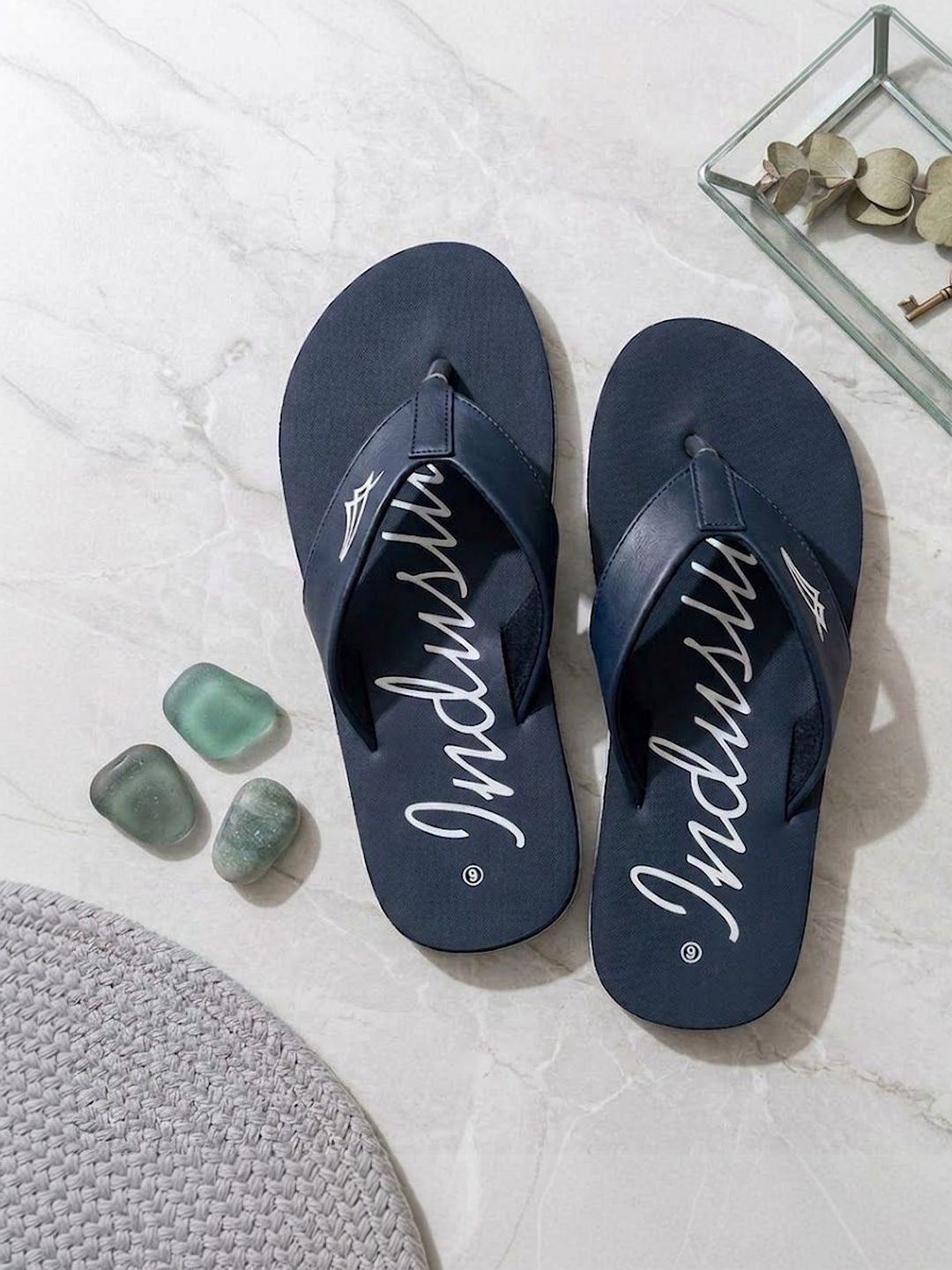 GRX Men Printed Rubber Thong Flip-Flops-image-14