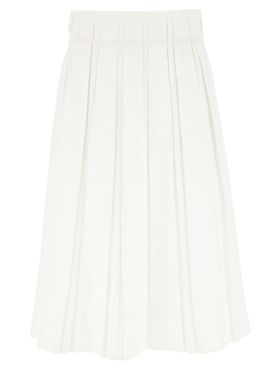 Jil Sander Women White Linen Skirts-picture-17