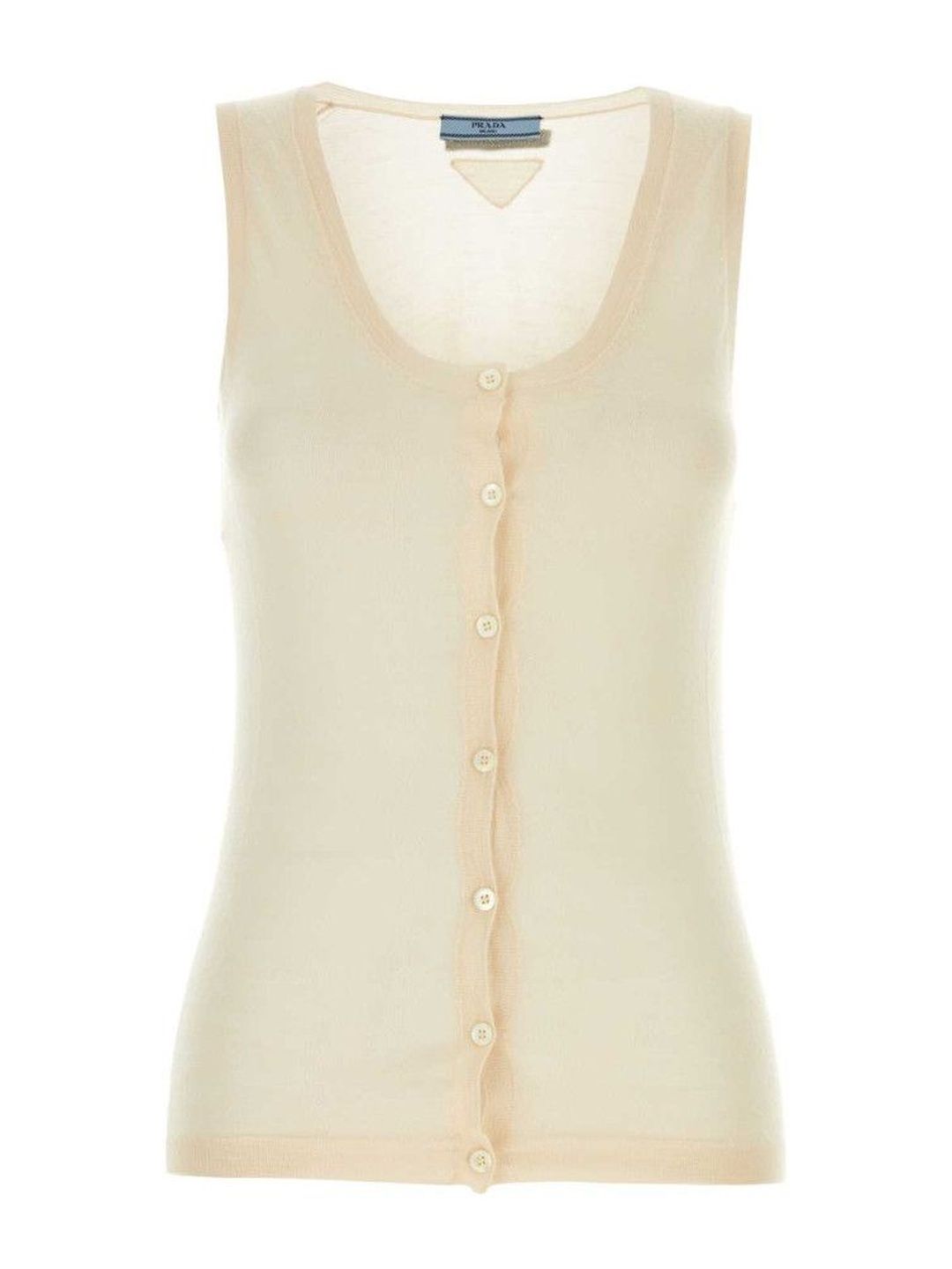 prada Skin pink cashmere blend vest-picture-37