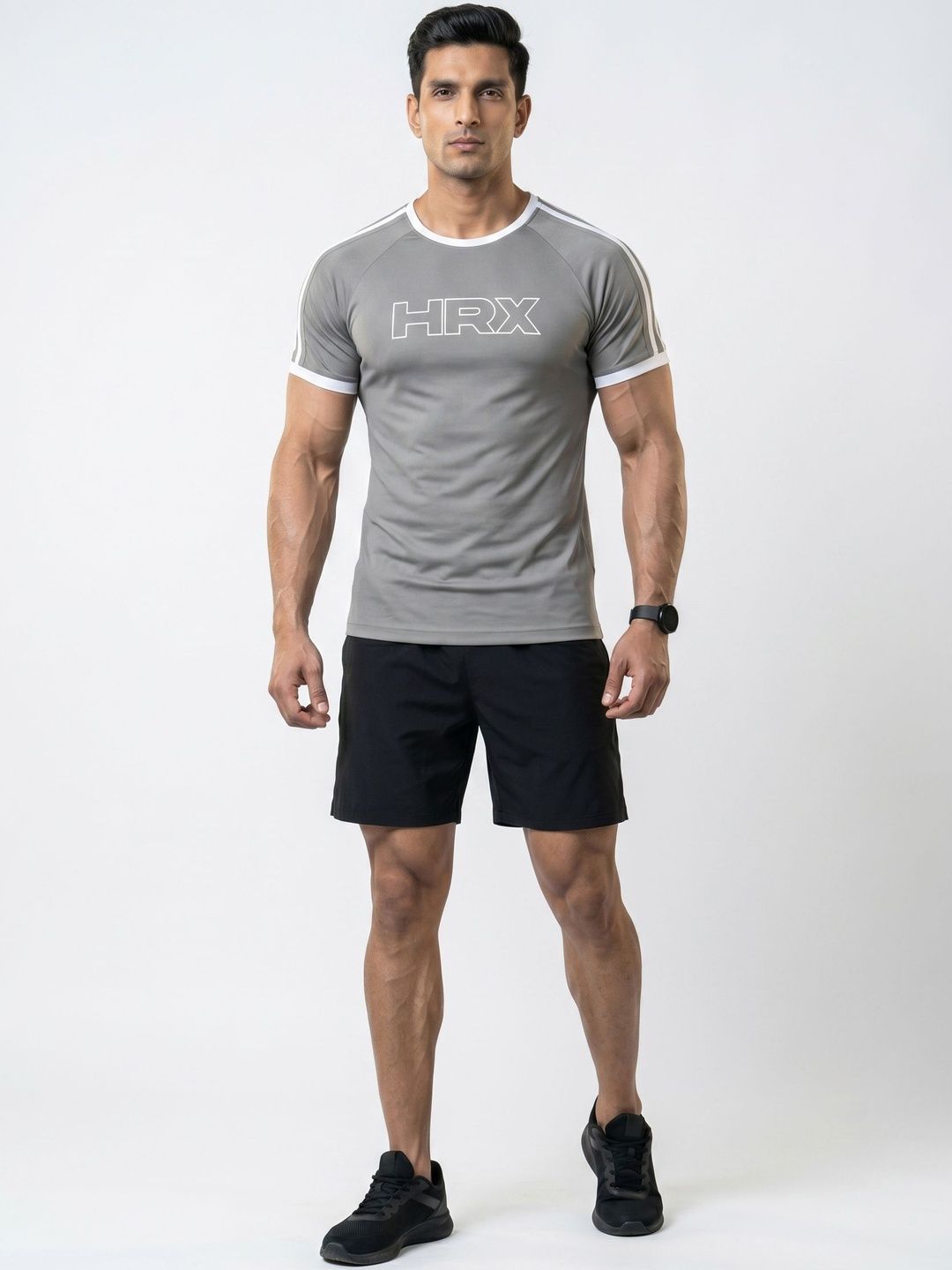 HRX by Hrithik Roshan Men Brand Logo Printed T-shirt-picture-41