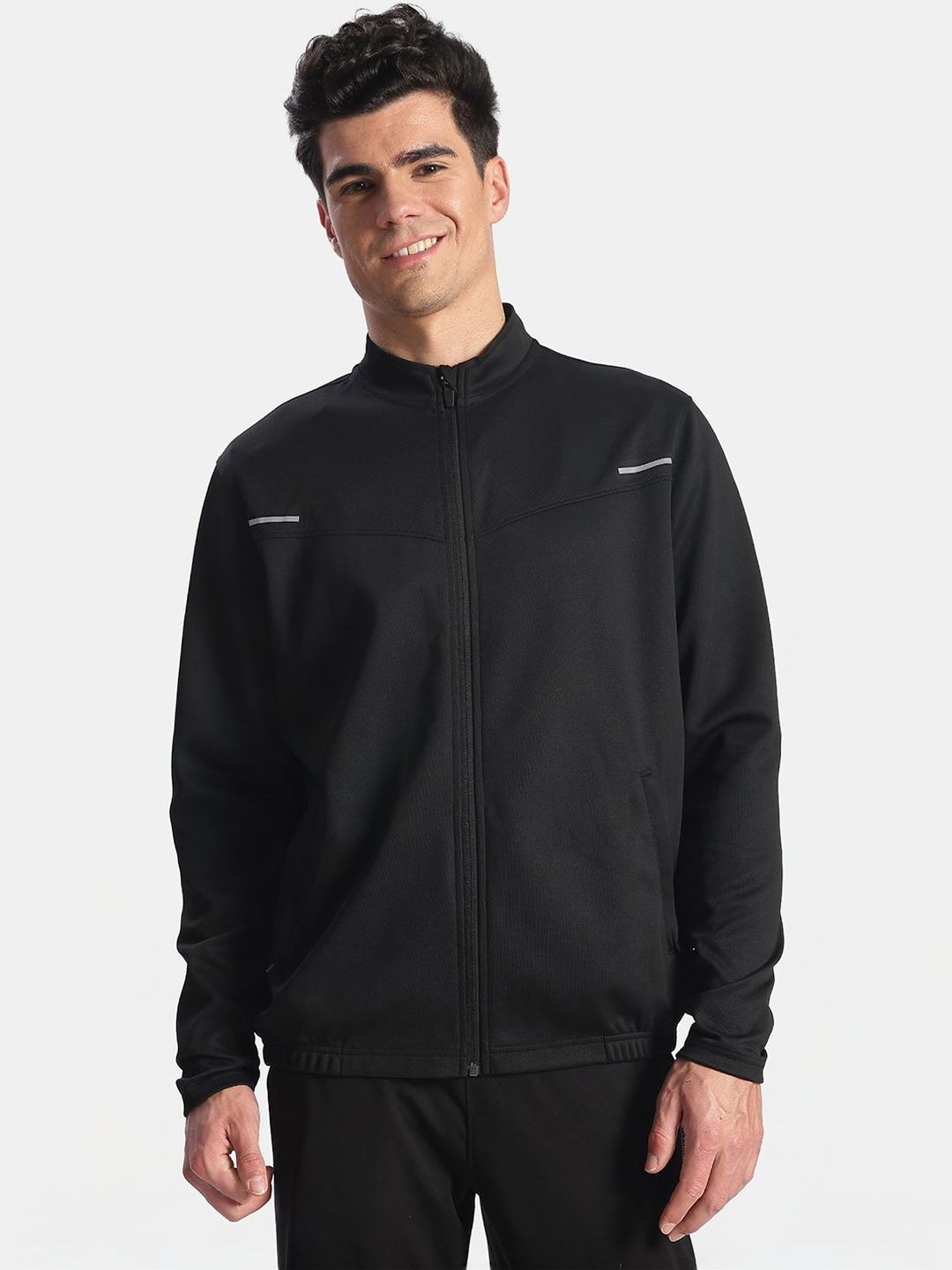 Jockey Men Reflective Strip Antimicrobial Running Sporty Jacket-picture-11