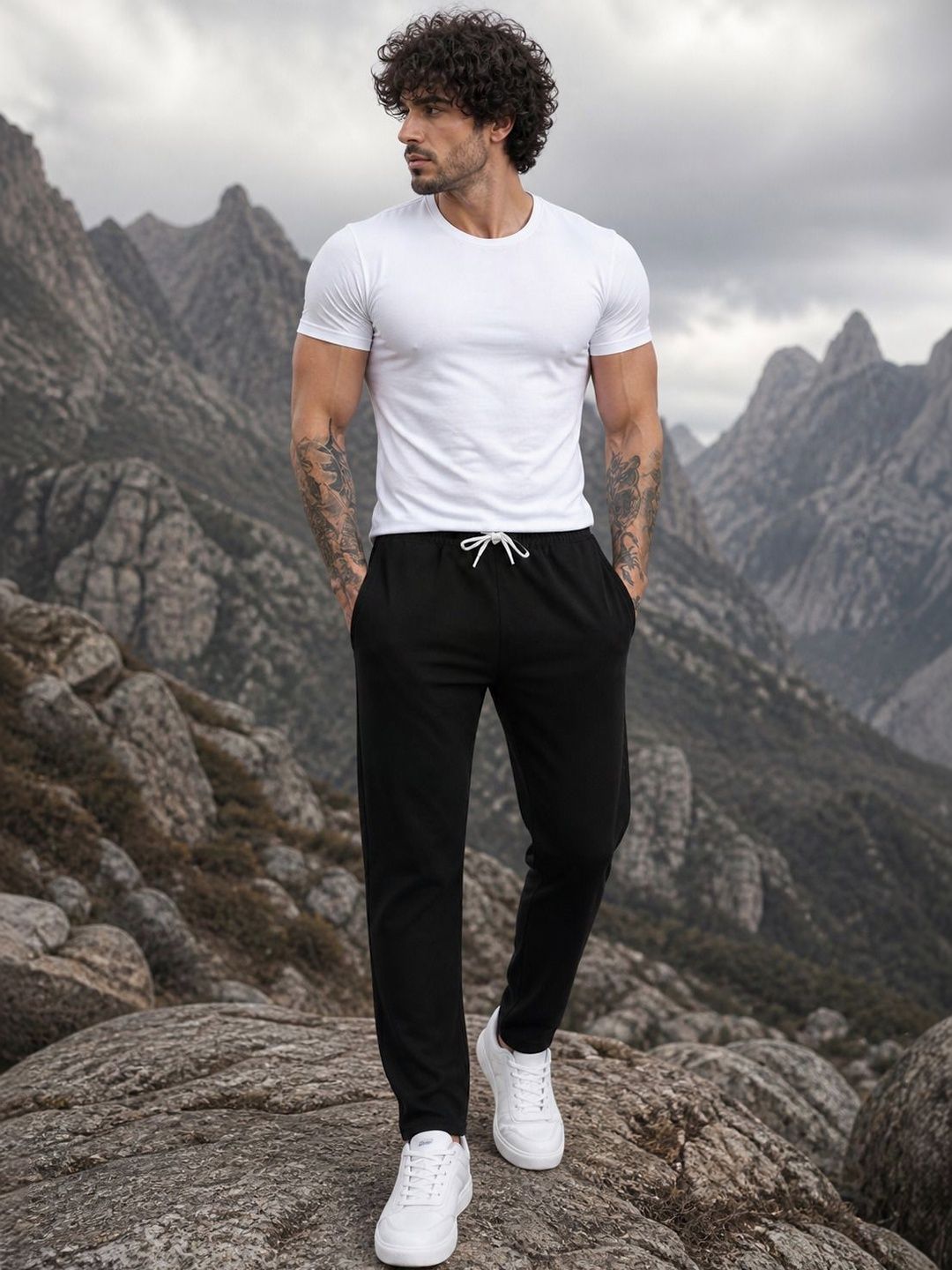 MaverIQ Men Regular Fit Training Track Pants-picture-11