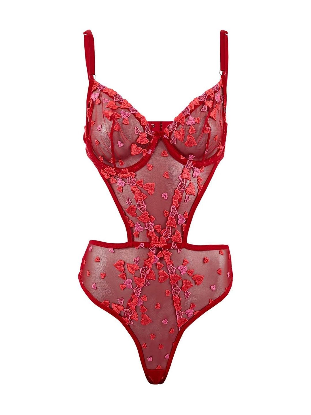 Trendyol Self Design Shoulder Straps Bodysuit-picture-14