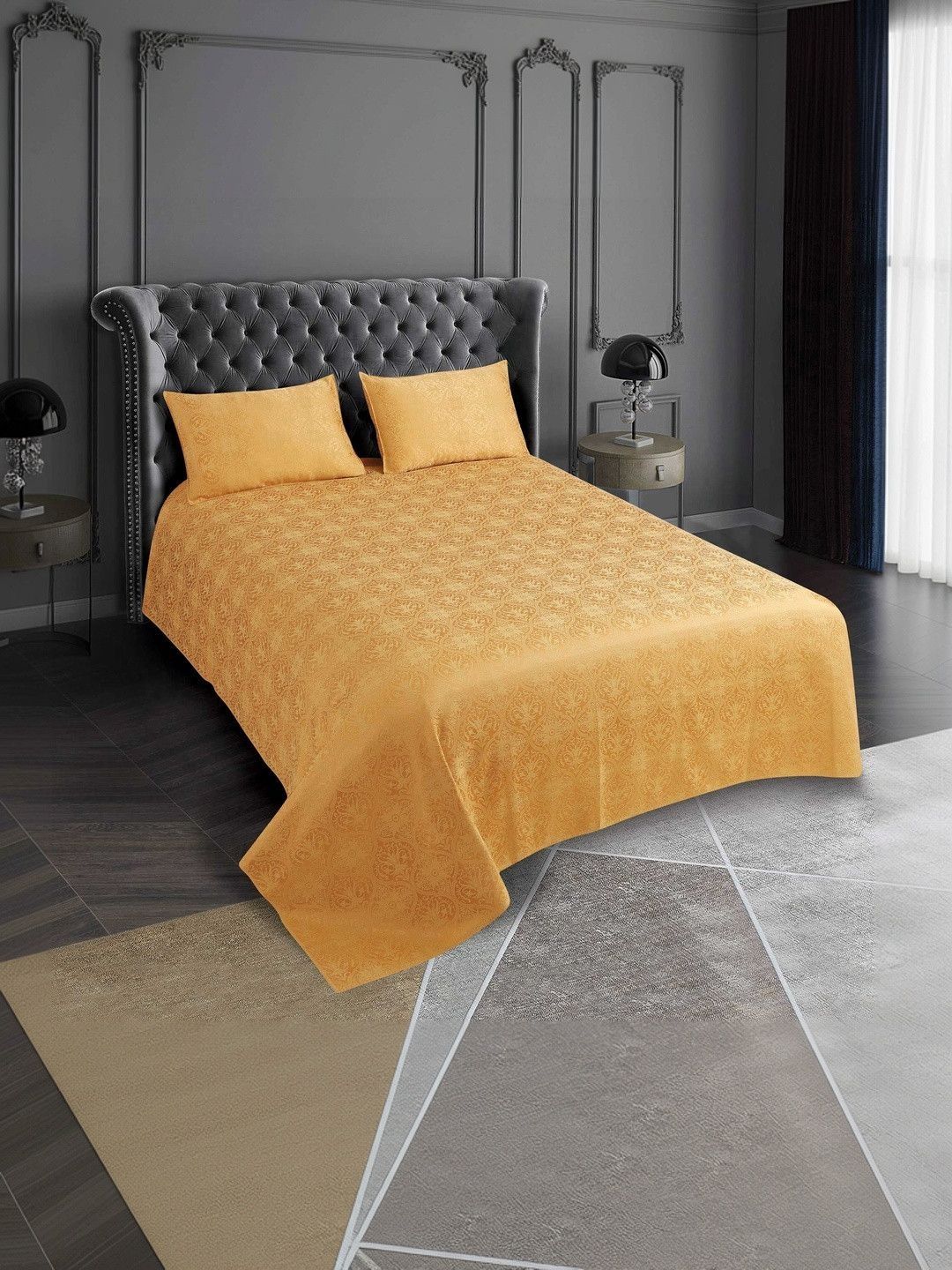 Victor Ethnic Motifs Double Bed - King Bed Covers-image-7