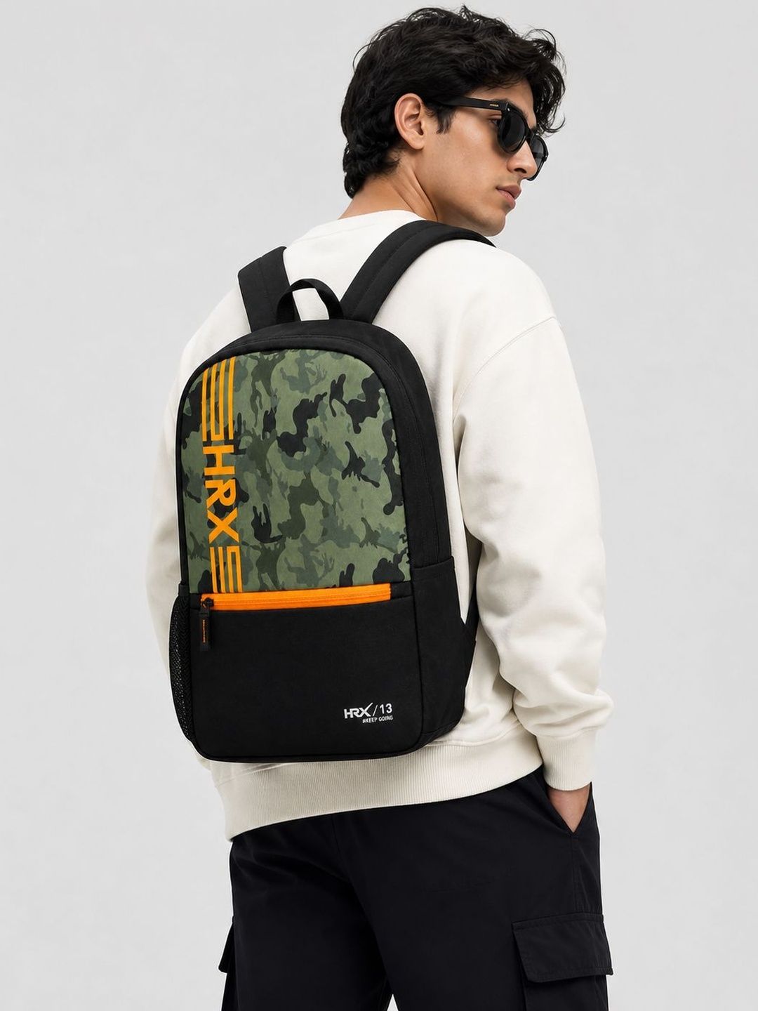 HRX by Hrithik Roshan Unisex Camouflage Backpack-picture-22
