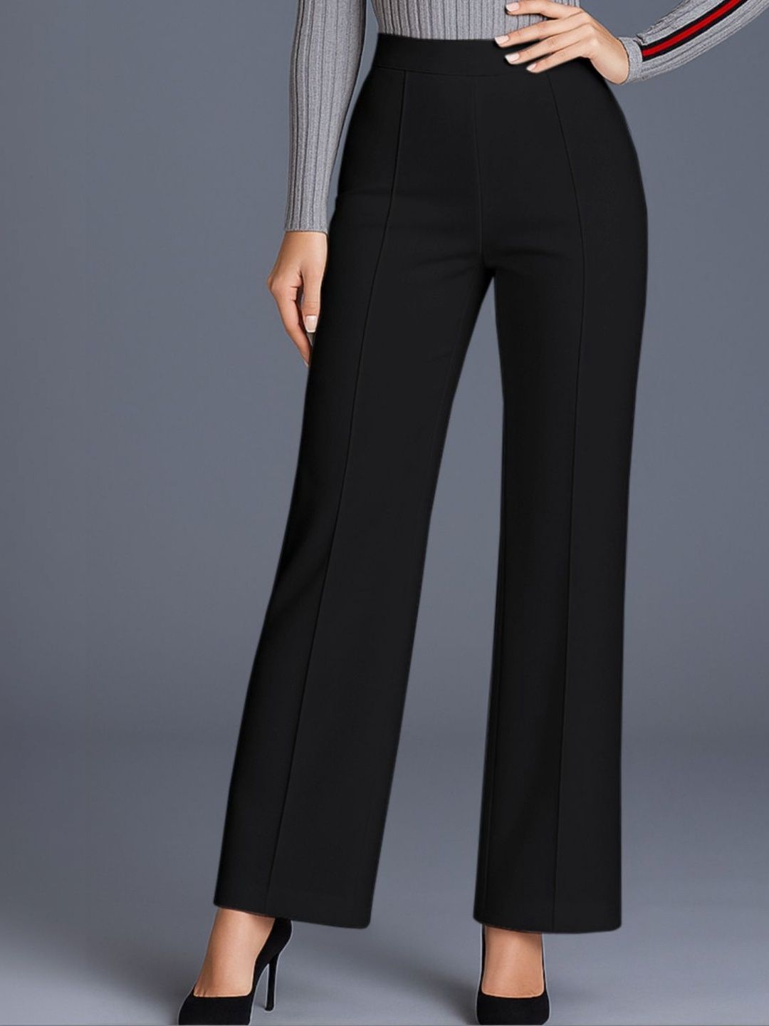 SZN Women Relaxed Easy Wash Trousers-picture-32