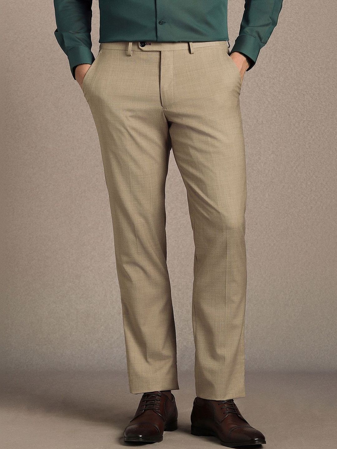 Luxure by Louis Philippe Men Slim Fit Trousers-picture-17