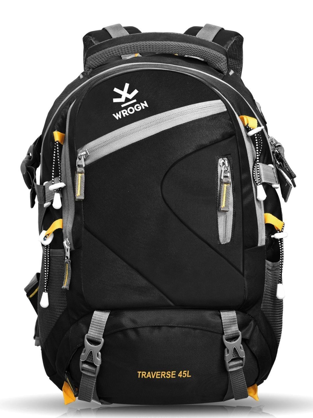 WROGN Unisex Brand Logo Contrast Detail Backpack-picture-29