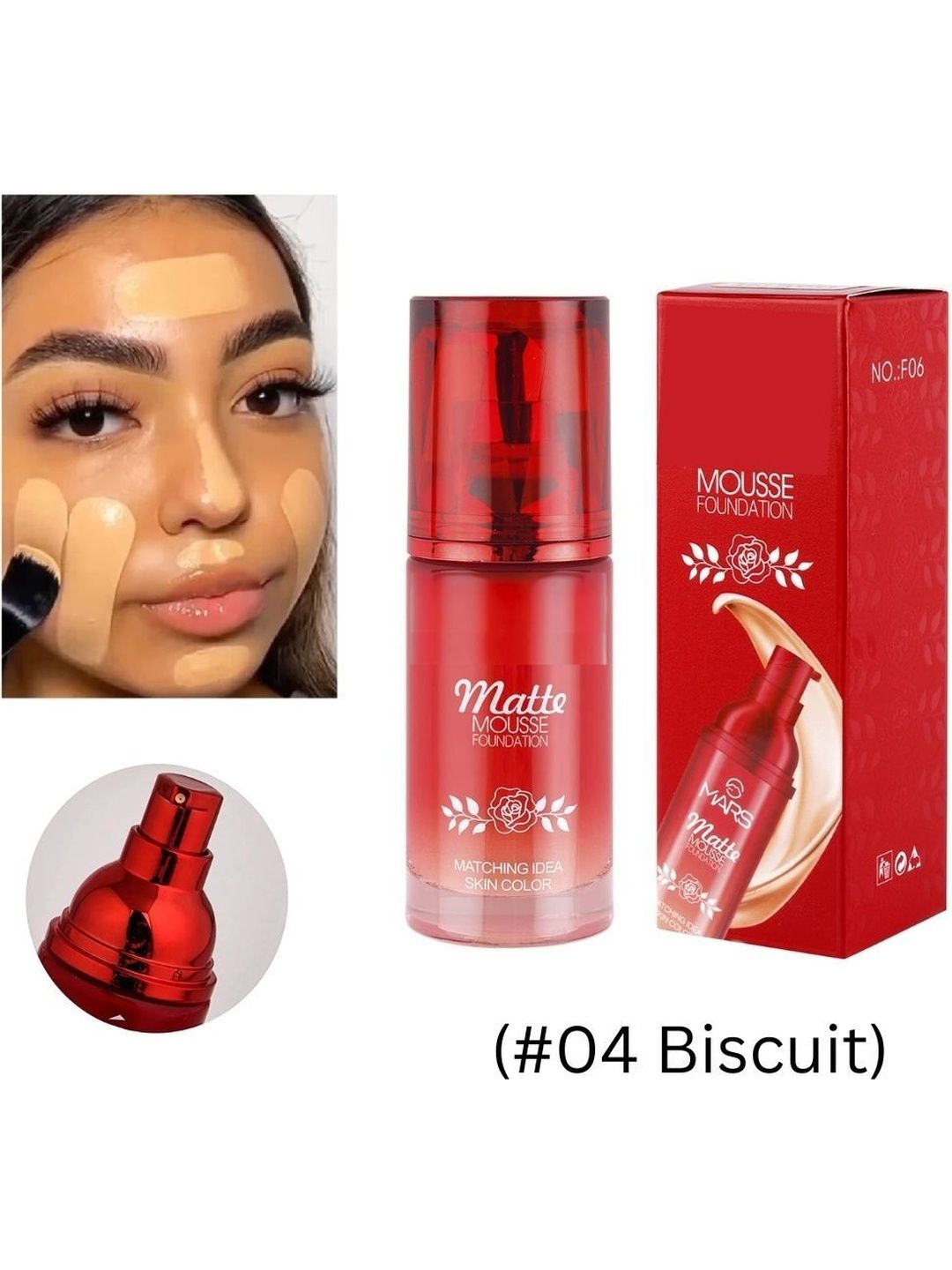 Blust&famme Lightweight Absolute HD Foundation - 60 ml - Nude Beige 04-image-38