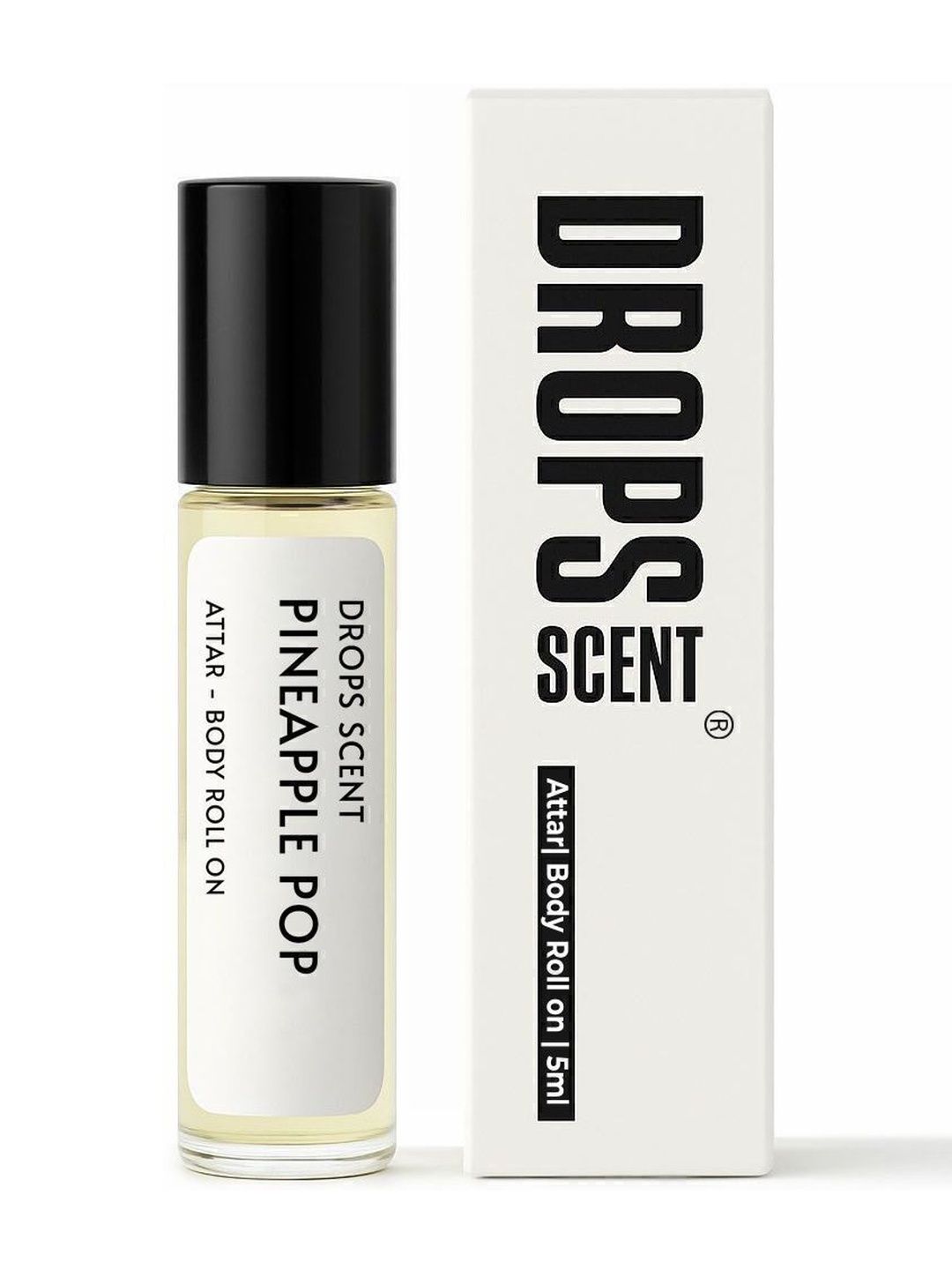 DROPS SCENT Pineapple Pop Body Roll On Attar - 5 ml-image-2