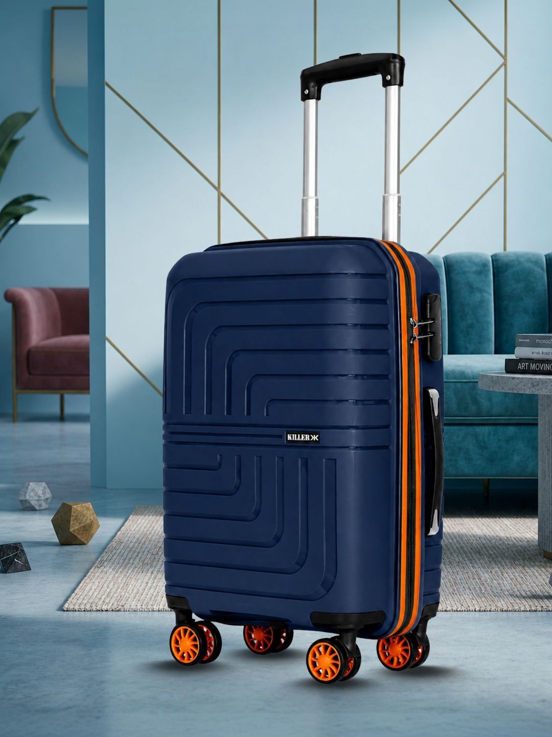 Killer Textured Hard-Sided Medium Trolley Bag-picture-32