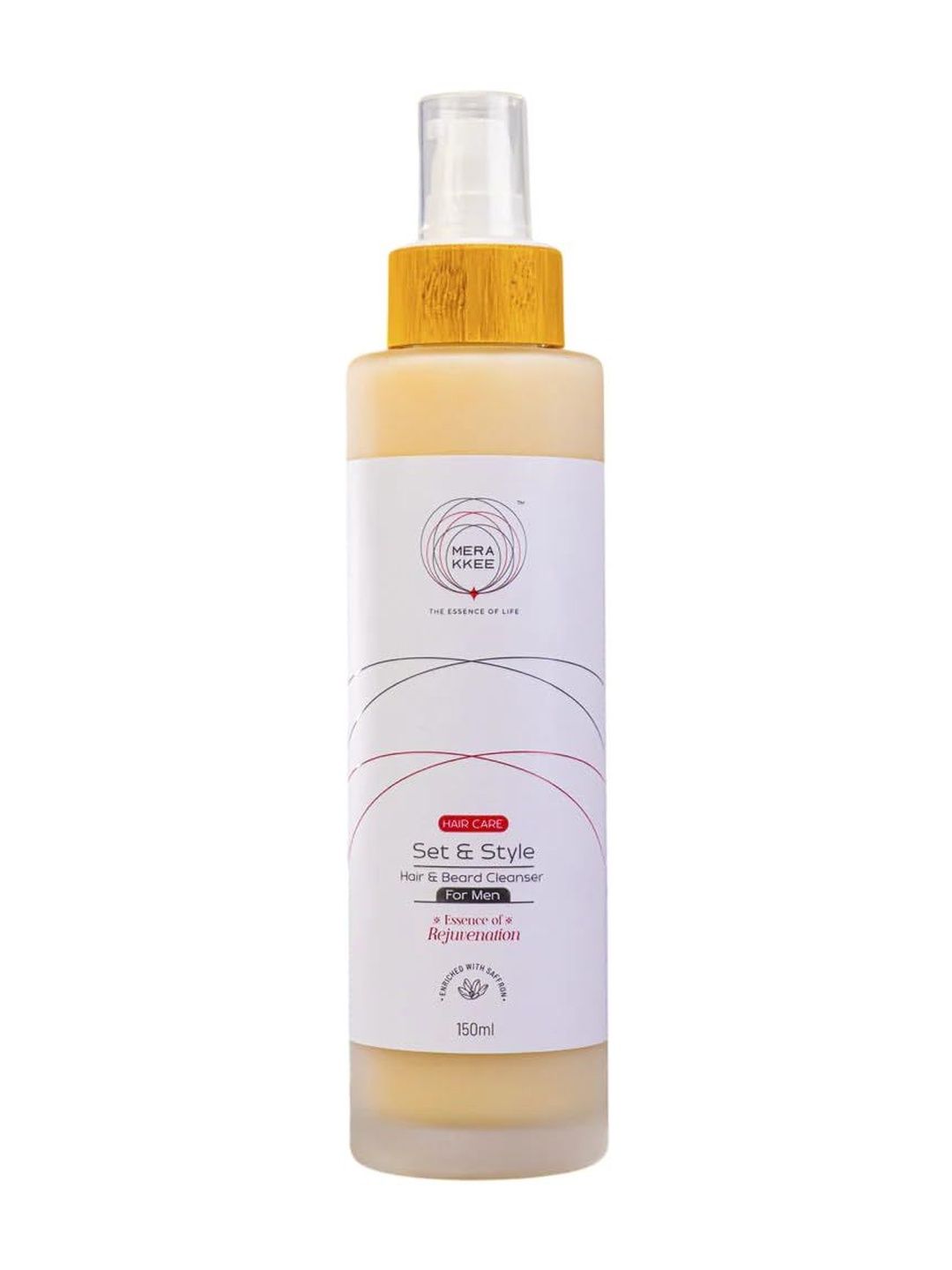 Merakkee Set And Style Hair & Beard Cleanser- 150 ml-image-8