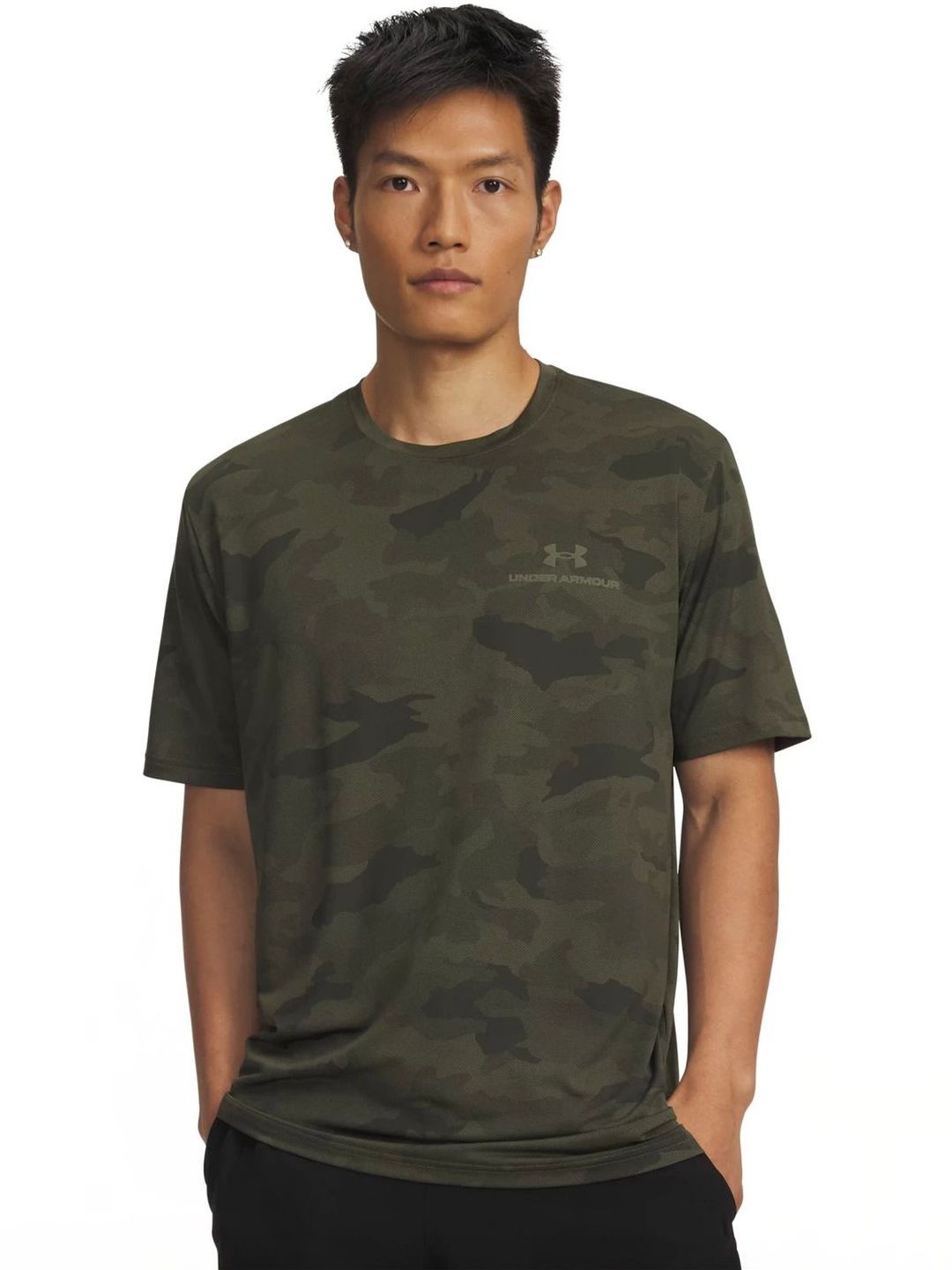 UNDER ARMOUR Men Vanish Energy Printed Relaxed-Fit Short Sleeves T-Shirt-image-49