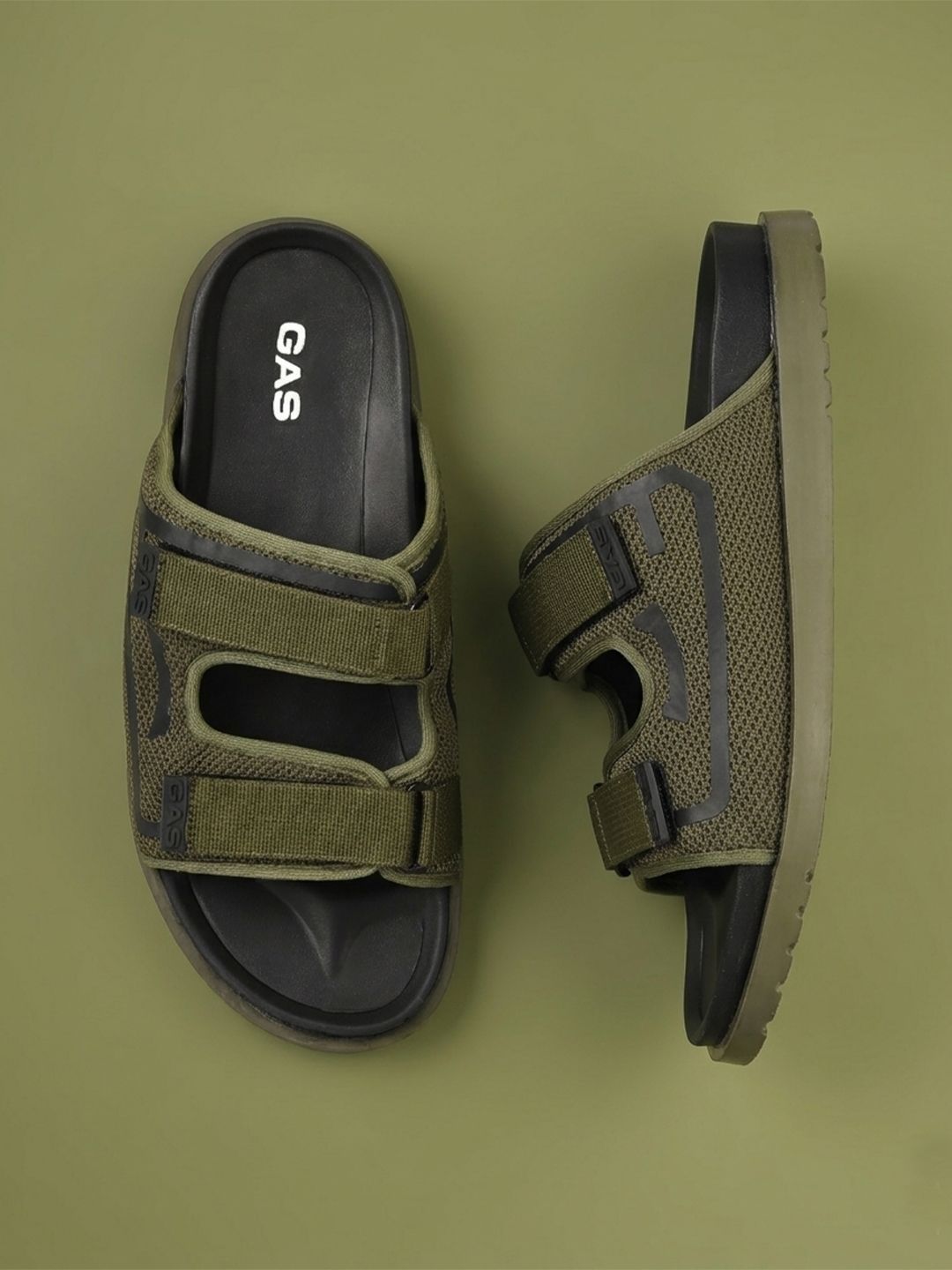 GAS Men Leather Comfort Sandals-picture-32