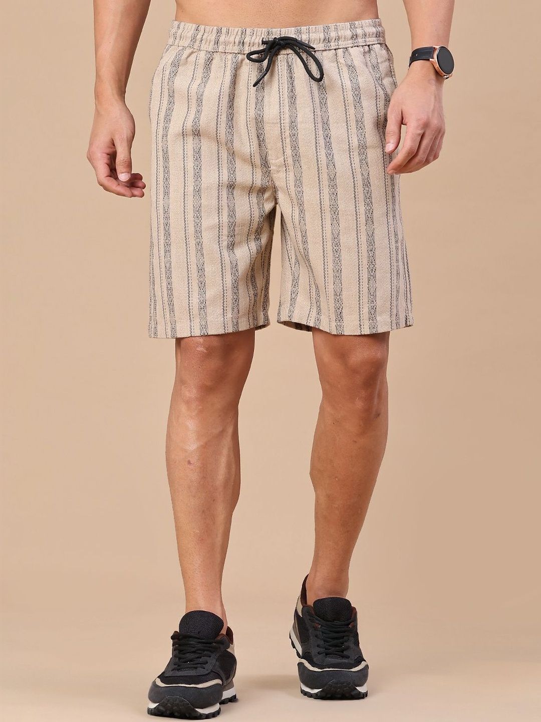 V-Mart Men Striped Technology Shorts-picture-35