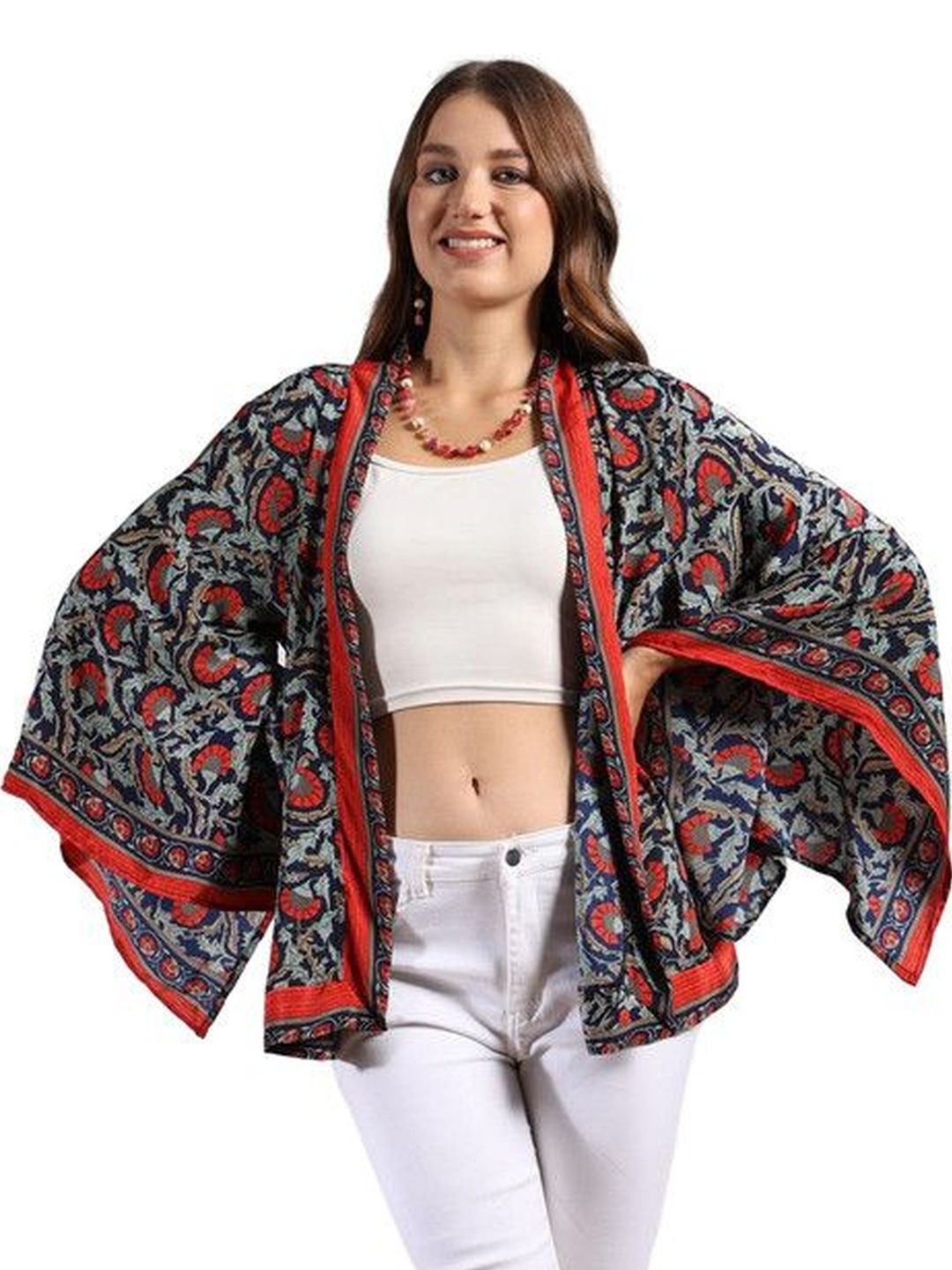 GALE GIRLS Women Printed Ethnic Shrug-image-46