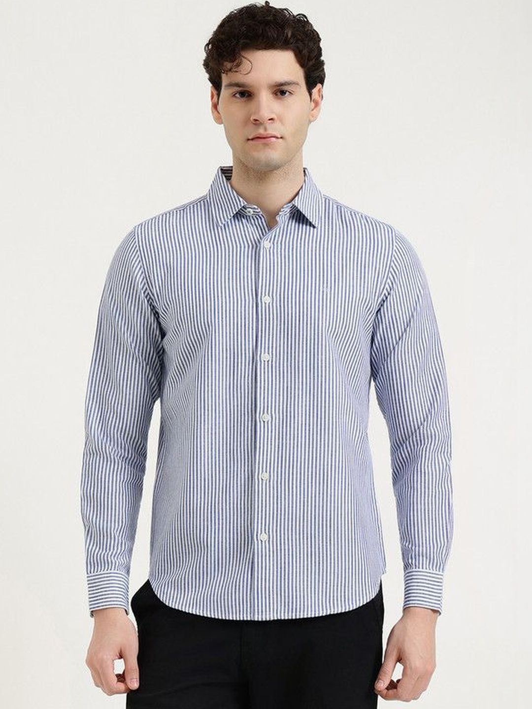 United Colors of Benetton Men Striped Casual Shirt-picture-23