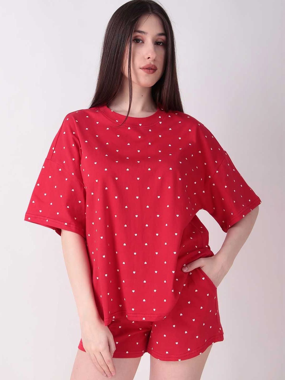 Masha Women Printed Night suit-picture-14