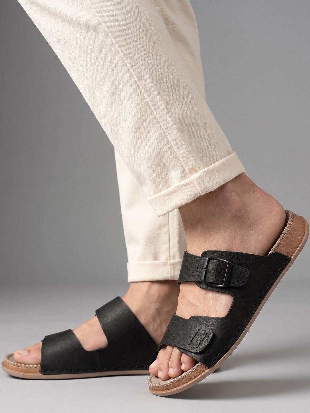 The Roadster Lifestyle Co Men Slip-On Comfort Sandals-picture-32