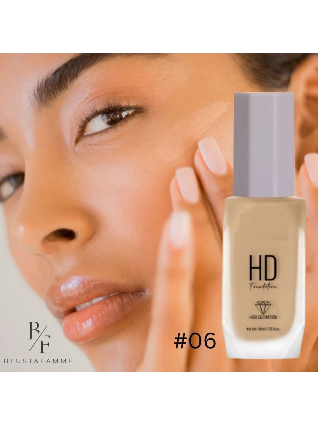 Blust&famme HD Foundation - 40 ml - Shade- 06-image-47