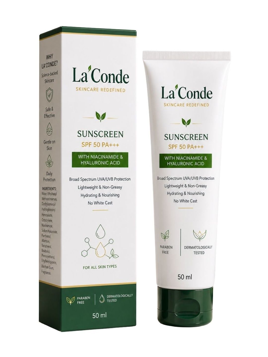 La'Conde Sunscreen SPF 50 PA+++ - 50 ml-image-47