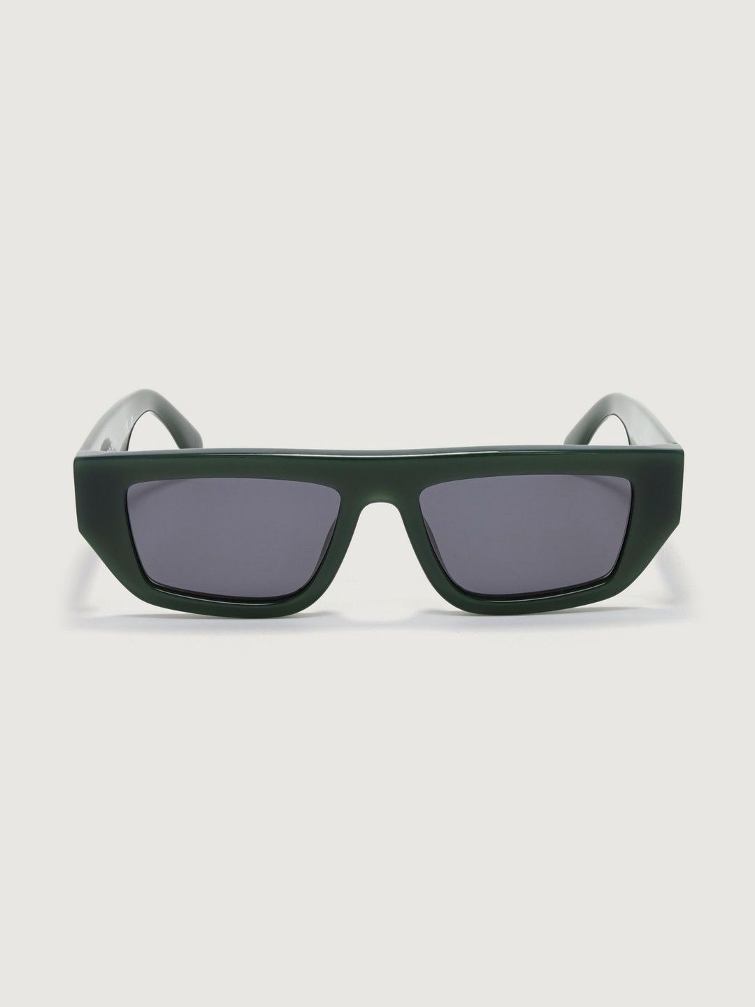 Palm Angels Gunmetal-Toned Acetate Full Rim Browline Unisex Sunglasses-image-5