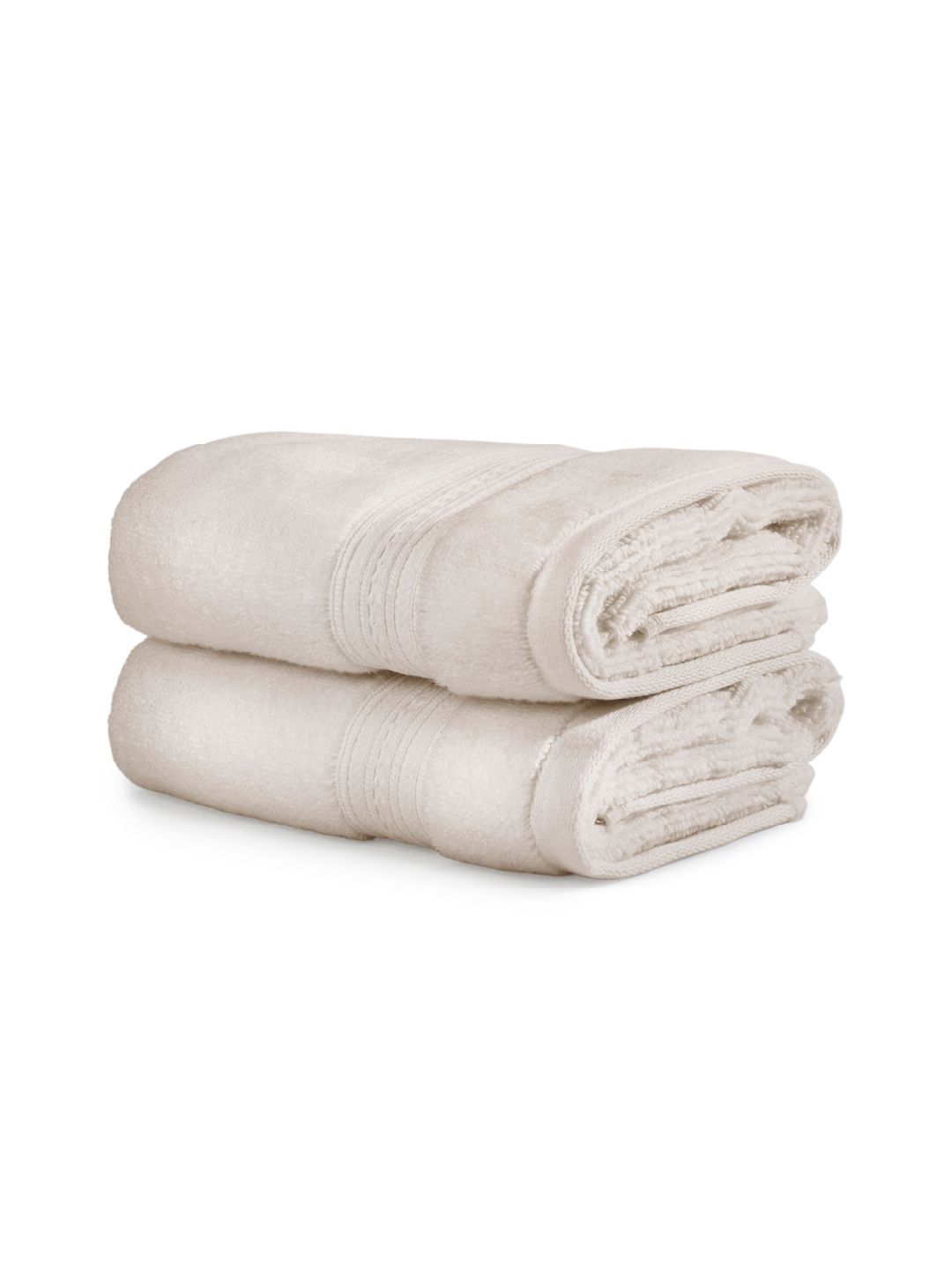 SPACES 2-Pcs Off-White Pure Cotton 550 GSM Hand Towels-picture-21