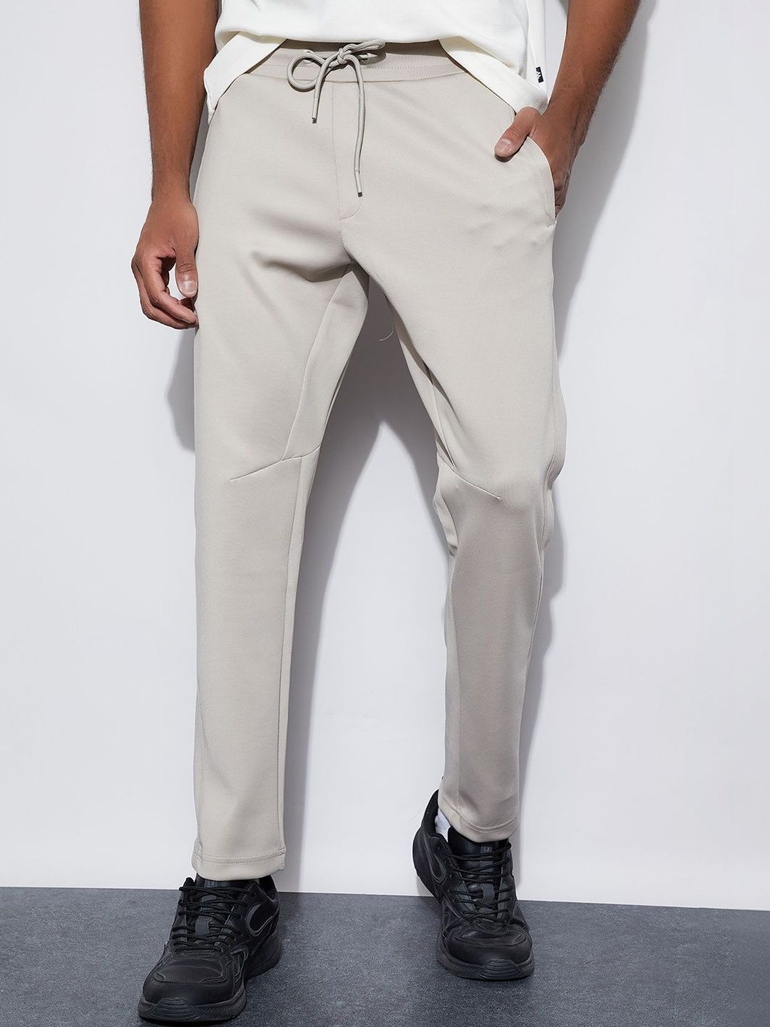 Kappa Men Regular Fit Brand Logo Training Track Pants-picture-22