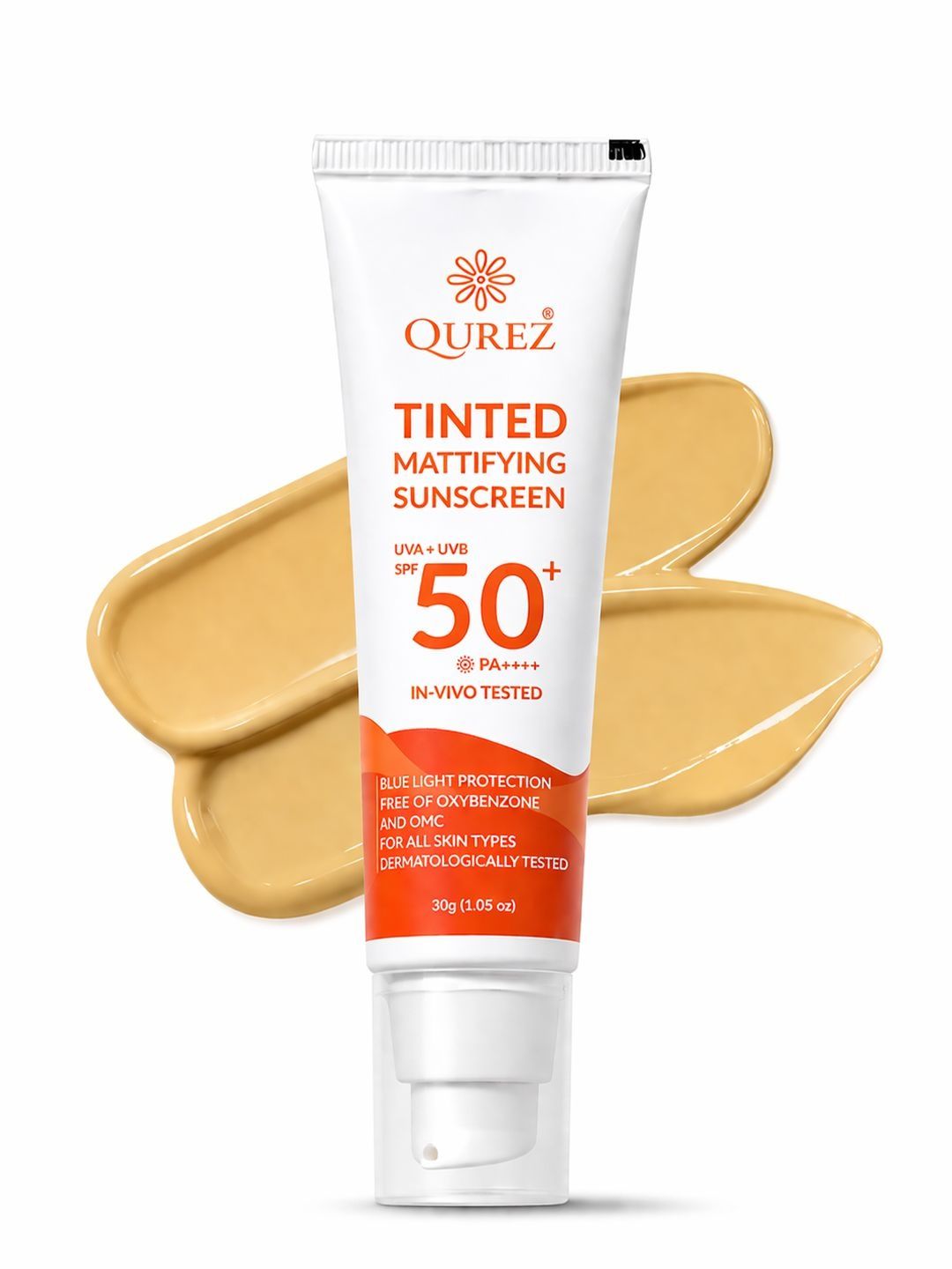 QUREZ Tinted Mattifying Sunscreen SPF 50+ PA++++ - 30 g-picture-13