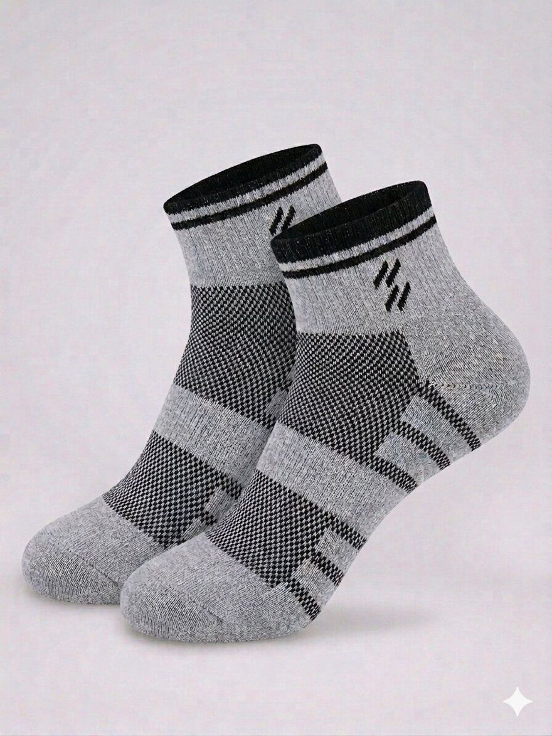 Sloxie Unisex Pack of 5 Cotton Patterned Ankle Length Socks-image-42
