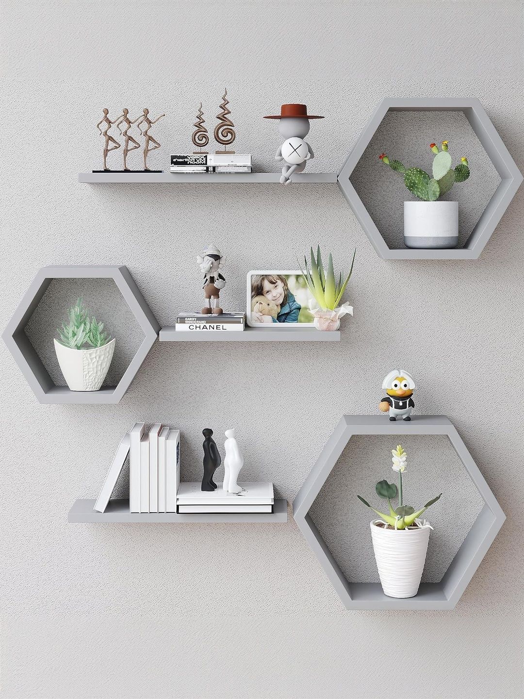khusubh decor Grey & White MDF-image-44