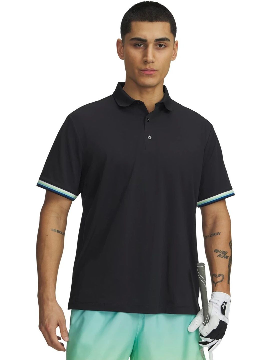 UNDER ARMOUR Polo Collar Relaxed Fit Tshirts-image-4