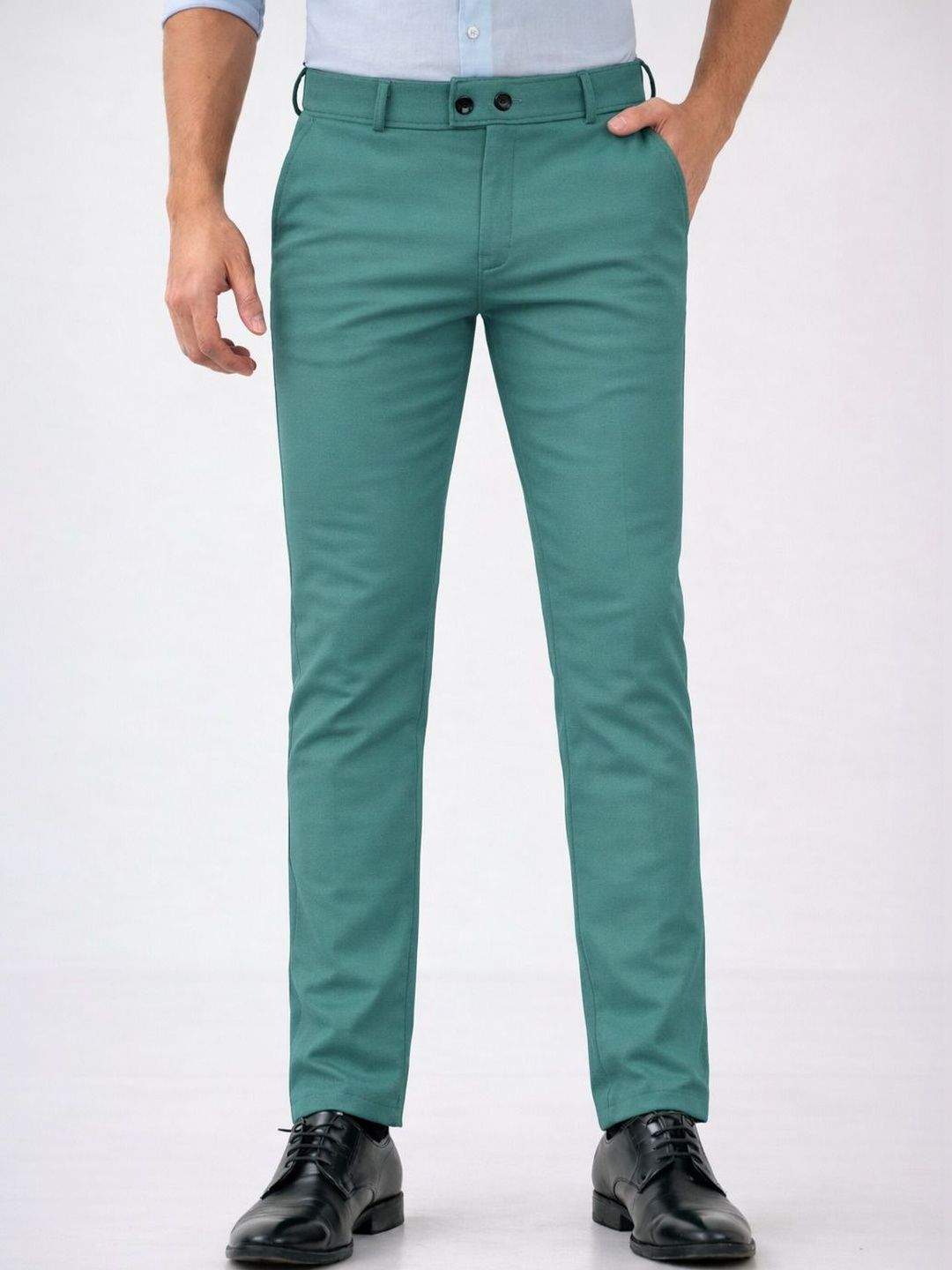 CHROVEL Men Relaxed Slim Fit Trousers-picture-42