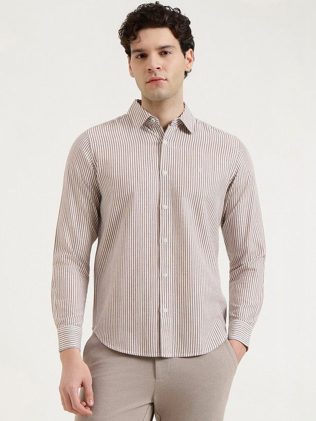 United Colors of Benetton Men Striped Casual Shirt-picture-24