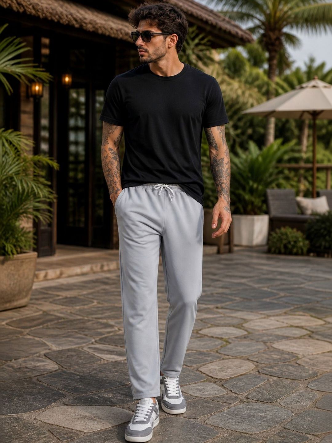 THE BEETEL HOUSE Men Regular Fit Training Track Pants-picture-25