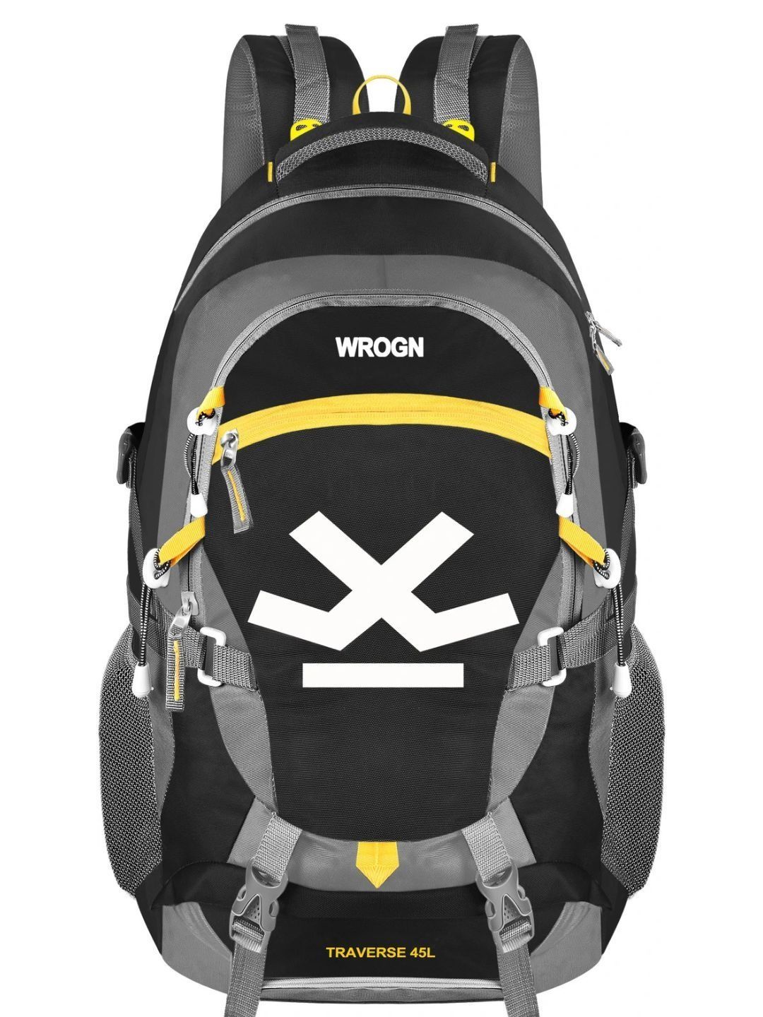 WROGN Unisex Brand Logo Contrast Detail Backpack-picture-38