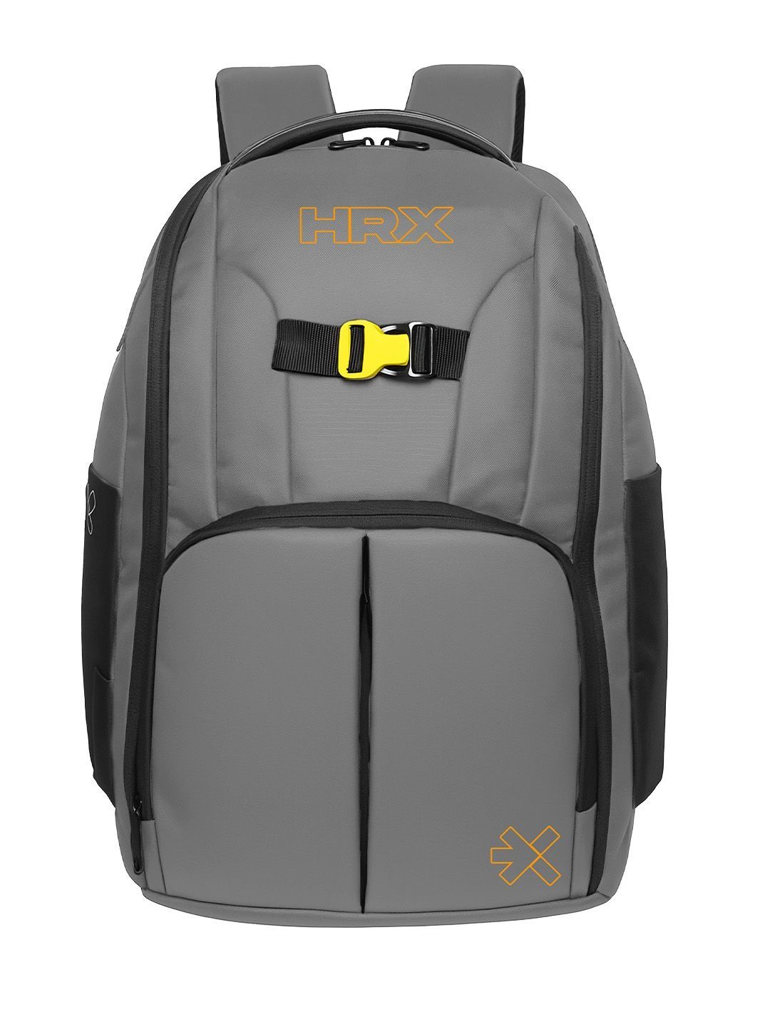 HRX by Hrithik Roshan Unisex Brand Logo Contrast Detail Backpack with Anti-Theft-picture-47