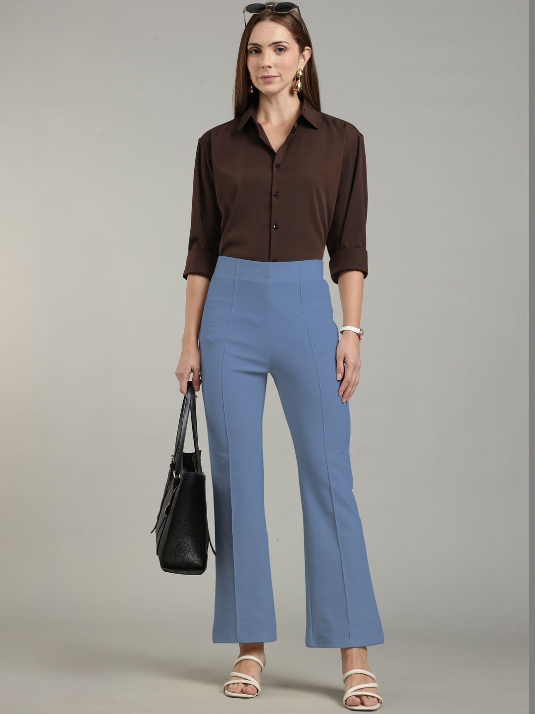 SZN Women Relaxed Easy Wash Trousers-picture-20