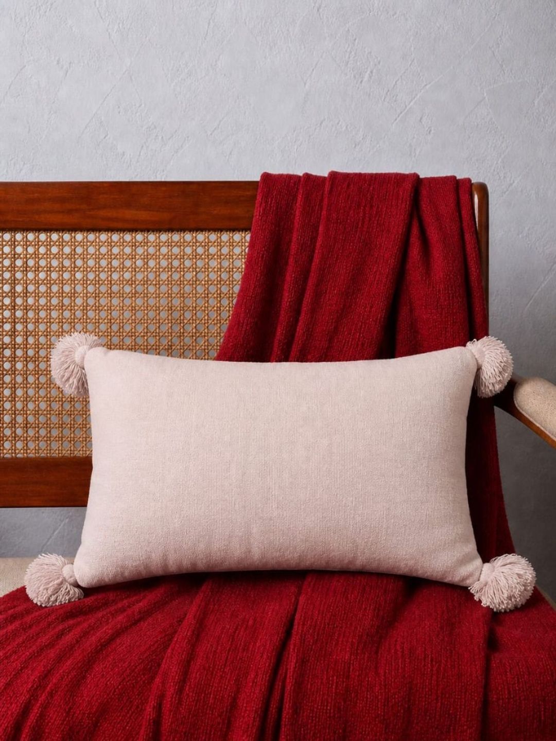 Dhrohar Pink Cotton Filled Cotton Sleep Pillow-image-24