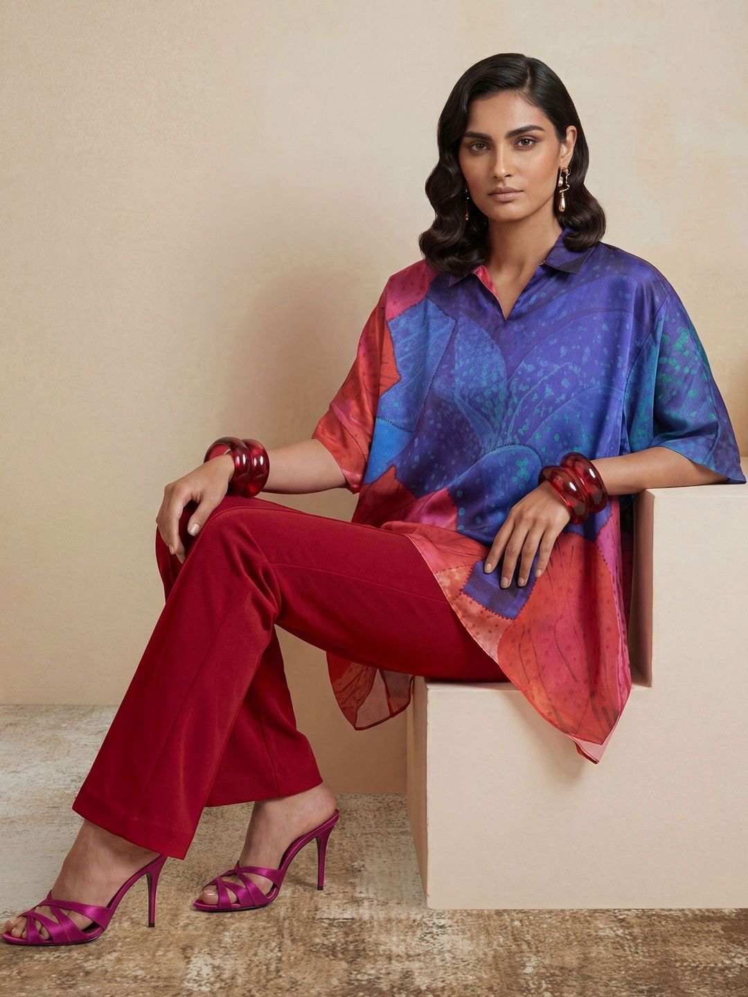 Satya Paul Print Kaftan Top-picture-30