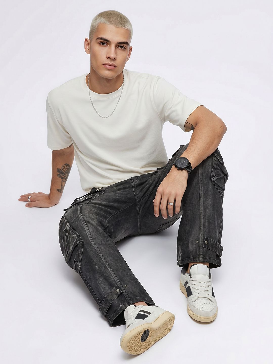 Kook N Keech Drop-Shoulder Sleeves Relaxed Fit T-shirt-picture-54