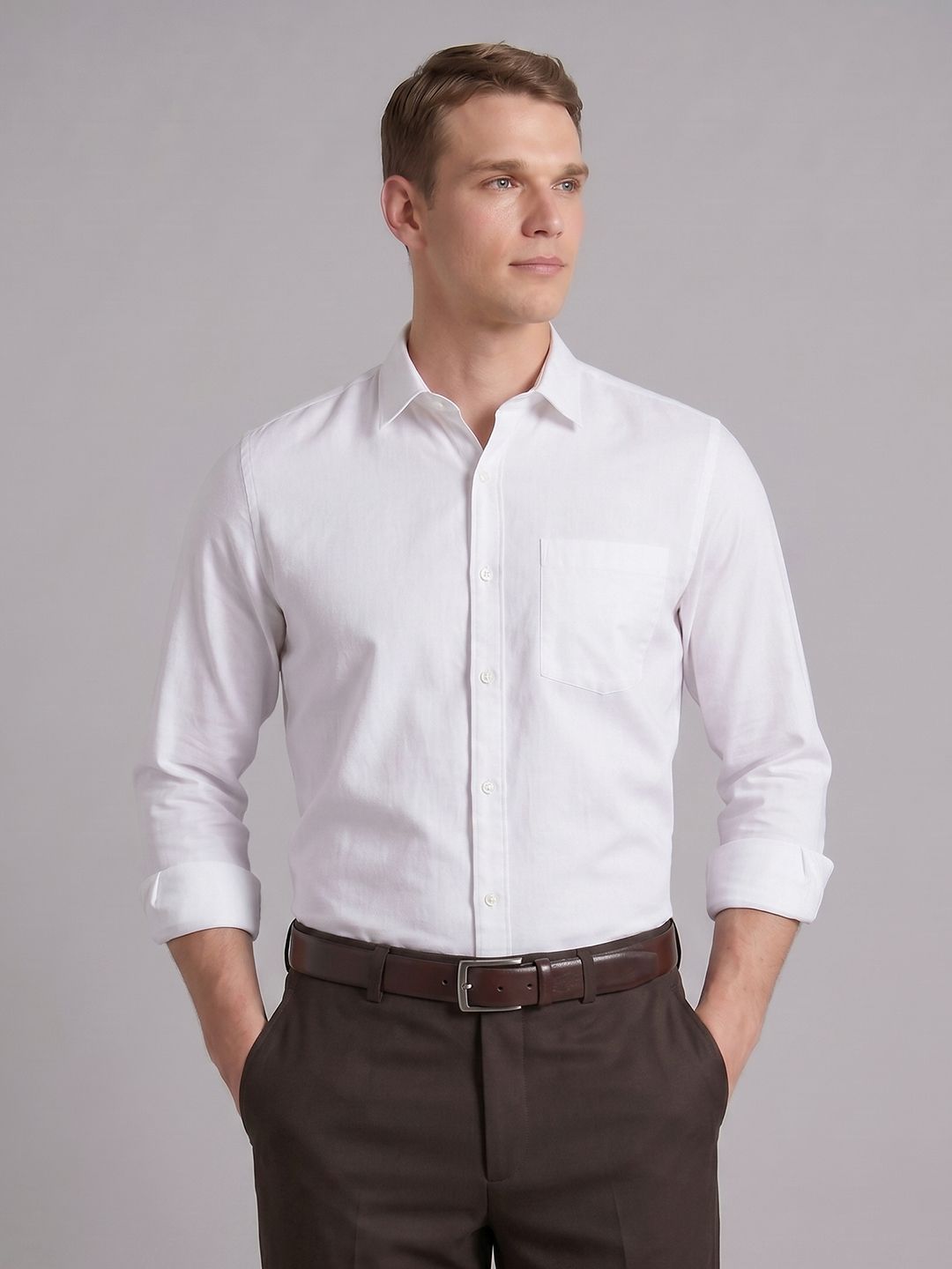 Blackberrys Slim Fit Pure Cotton Formal Shirt-picture-17