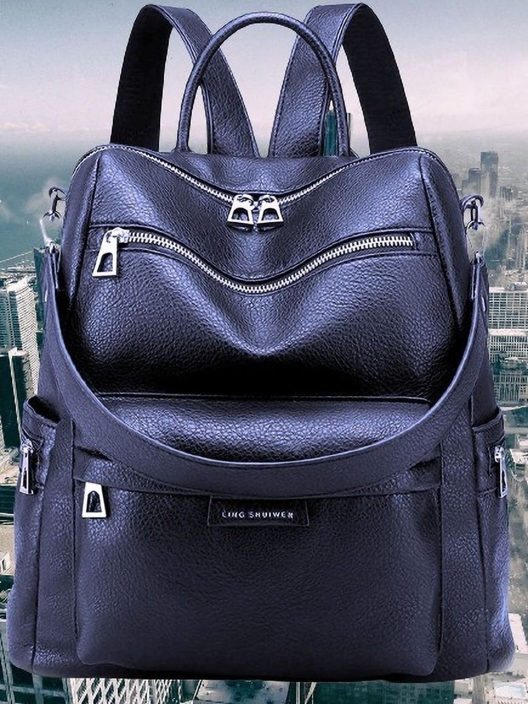 MomsyStore Women Solid Backpack-image-30