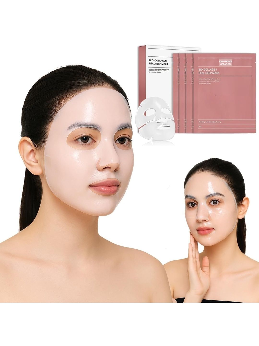 Galley way Set Of 4 Korean Collagen Face Mask-image-24