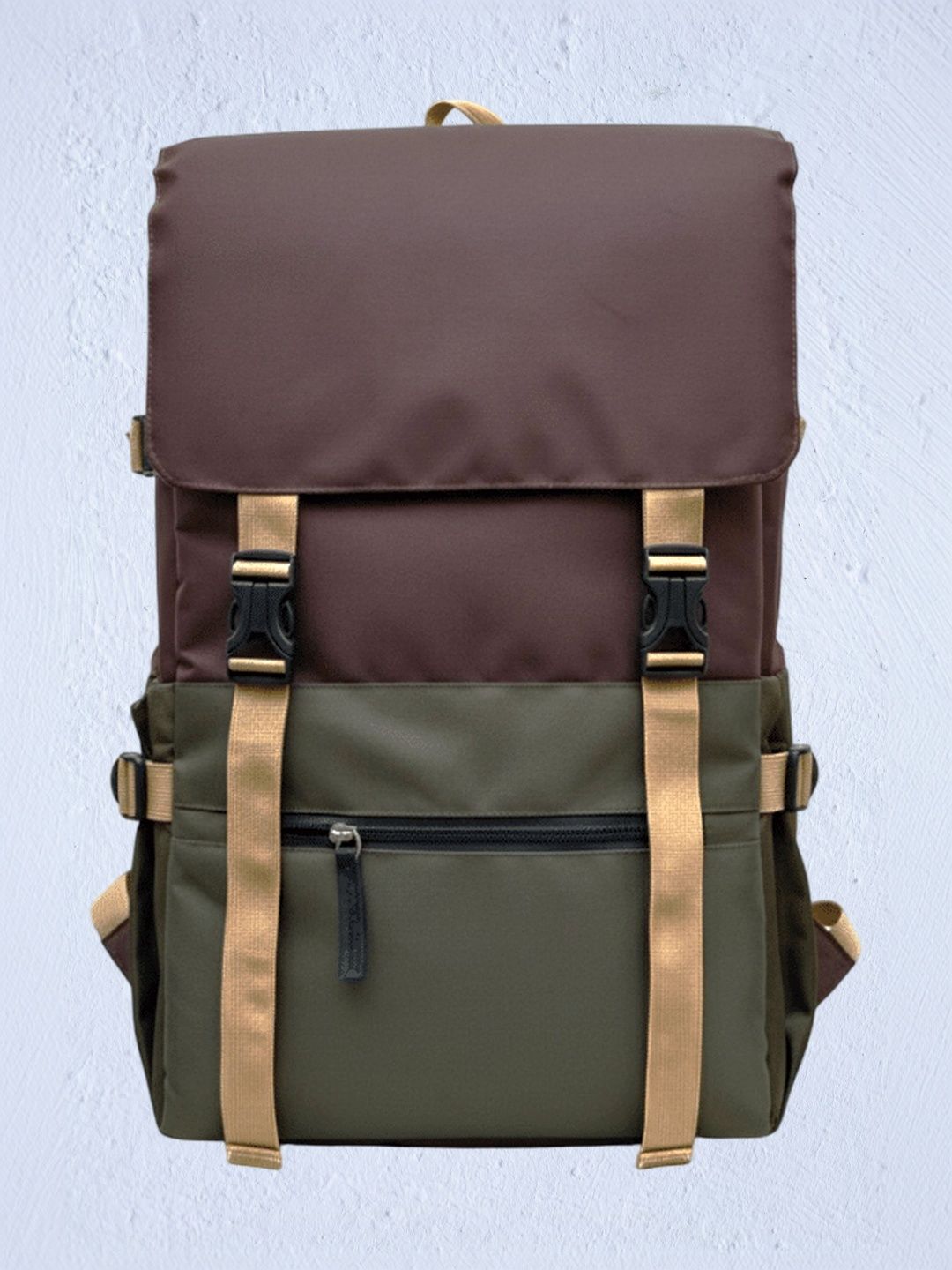 MomsyStore Unisex Colourblocked Backpack-picture-40