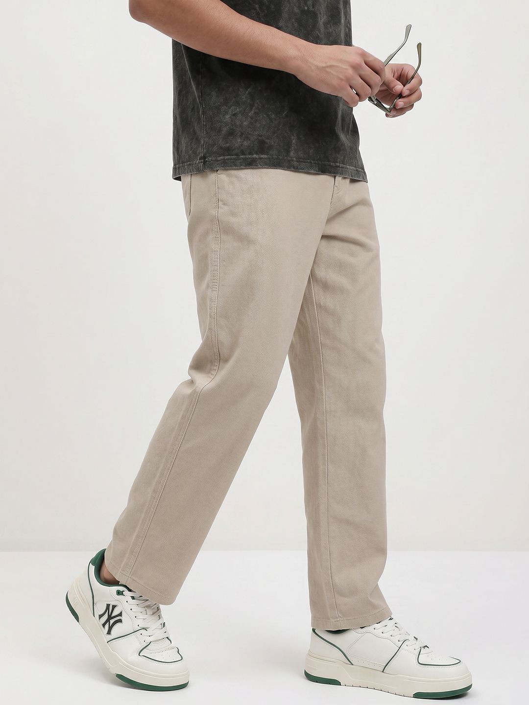 The Roadster Life Co. Men Relaxed Fit Chinos Trousers-picture-23