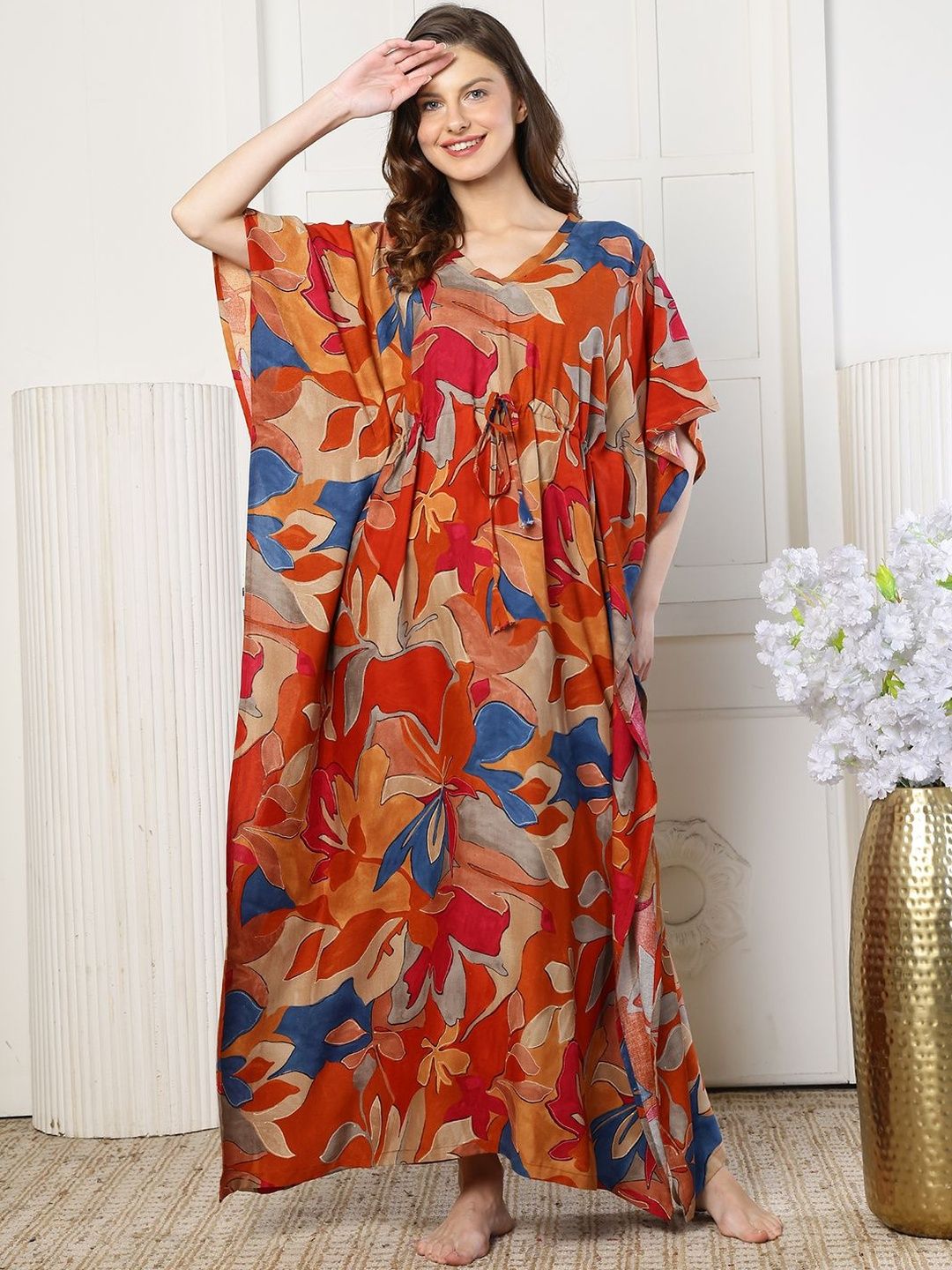Claura Printed Maxi Nightdress-picture-48