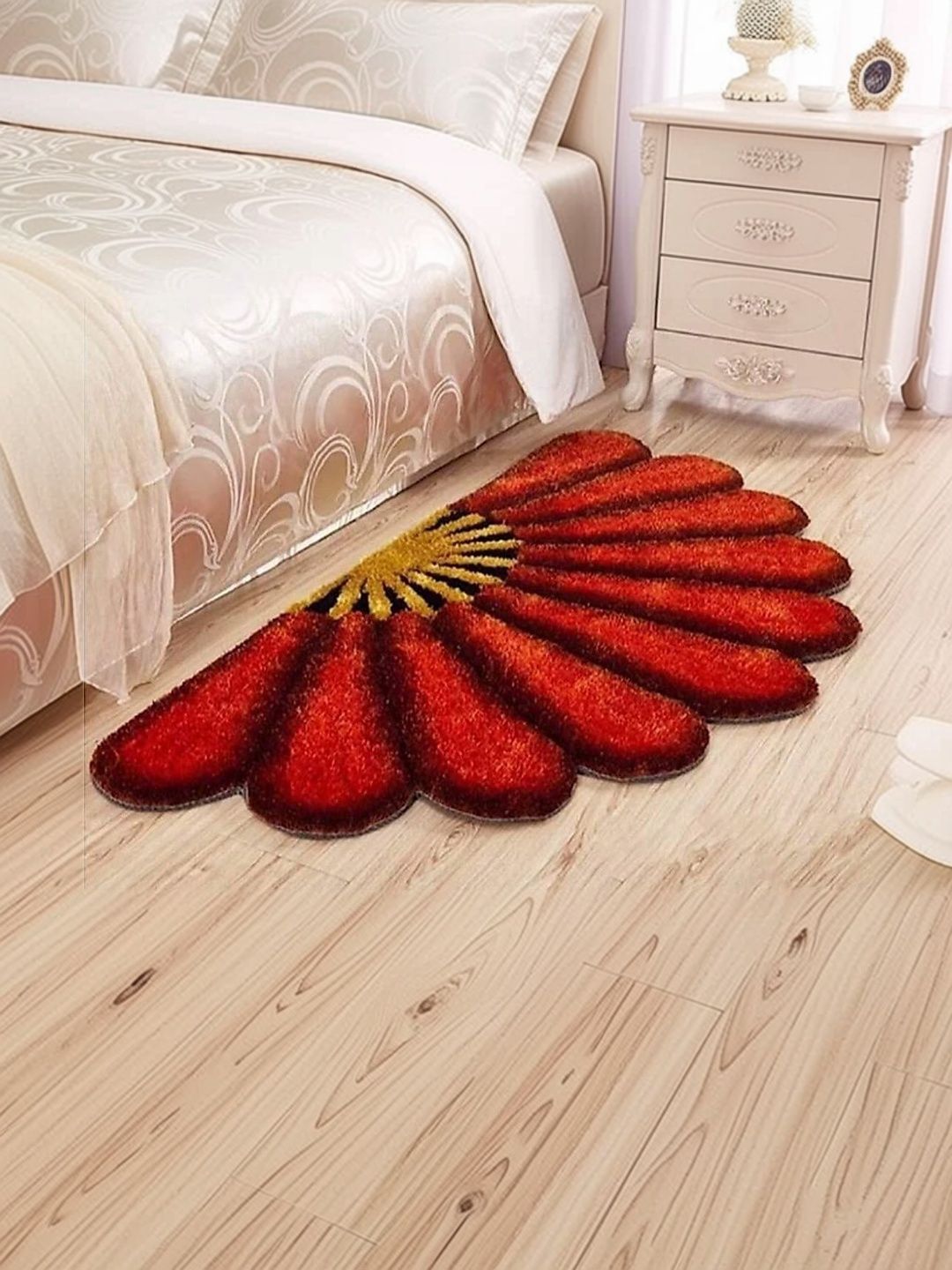 MY HOME Red Cotton Anti-Skid Doormats-picture-46