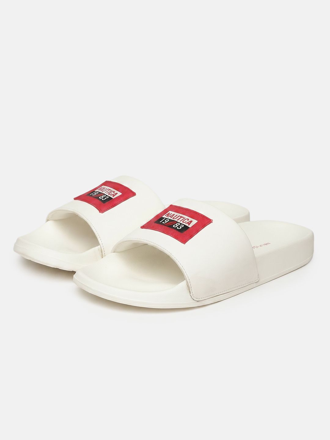 Nautica Men Brand Logo Printed Sliders-picture-25